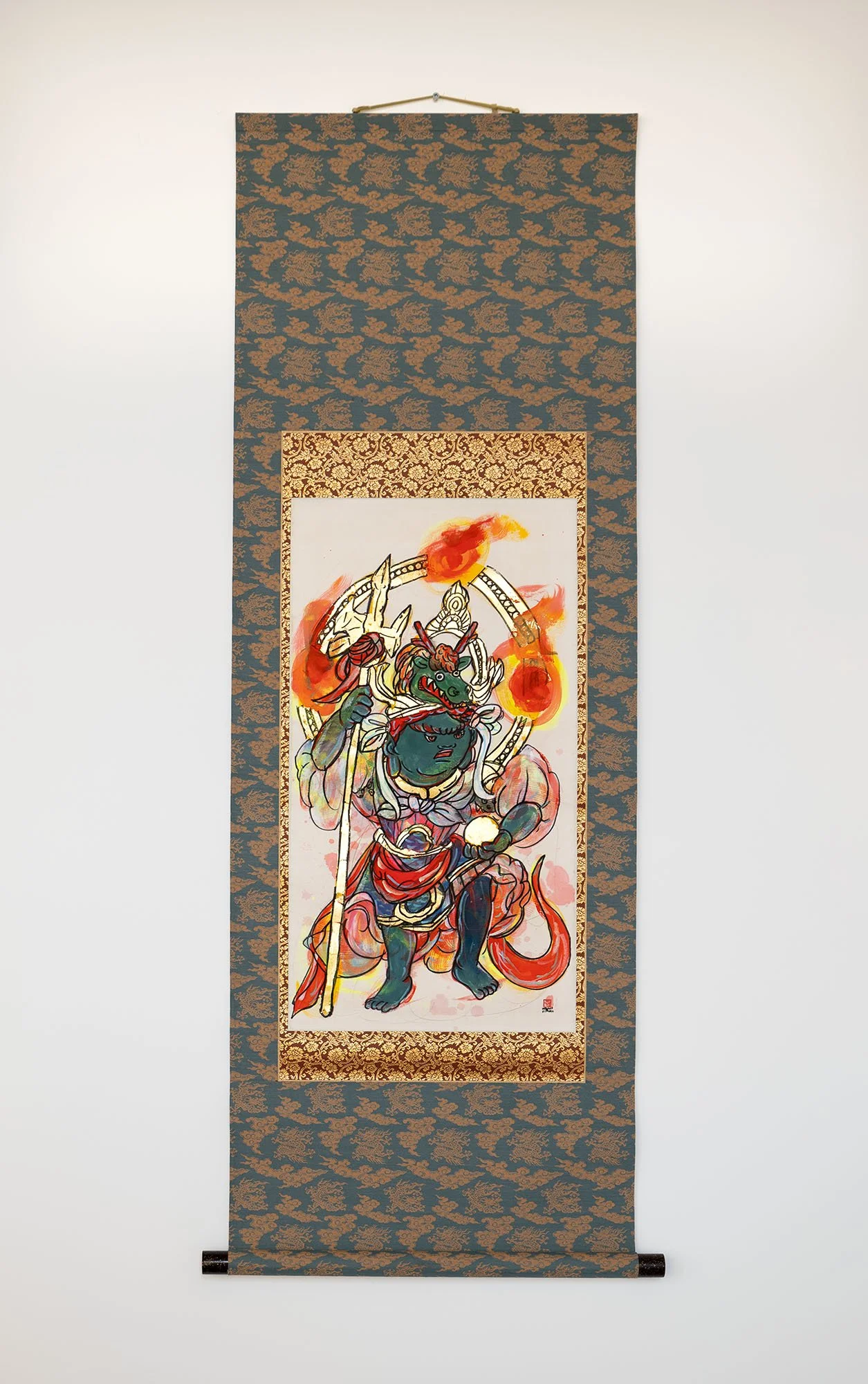 RK7 Ritu Kumar 絹のストール Sri Krishna クリシュナ神 RK7 Ritu Kumar 絹のストール Sri Krishna クリシュナ神 - メルカリ